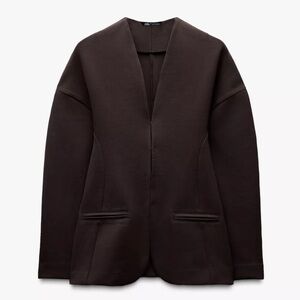 Zara Women’s Brown Blazer Jacket